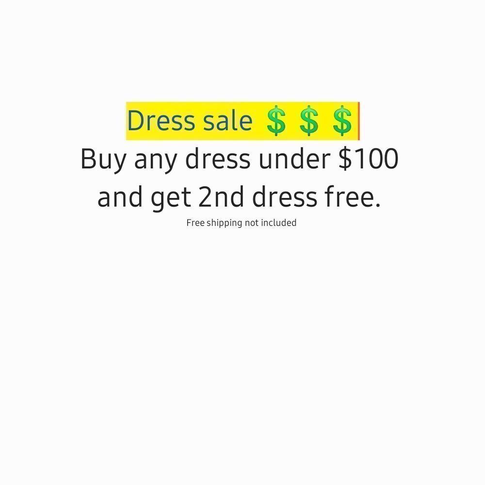 Dresses BOGO